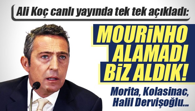 Ali Koç'tan canlı yayında flaş açıklamalar!