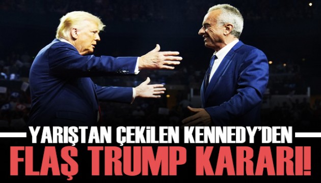 Yarıştan çekilen Kennedy, Trump'ın seçim ekibine katılıyor