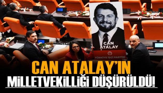 Can Atalay'ın milletvekilliği düşürüldü