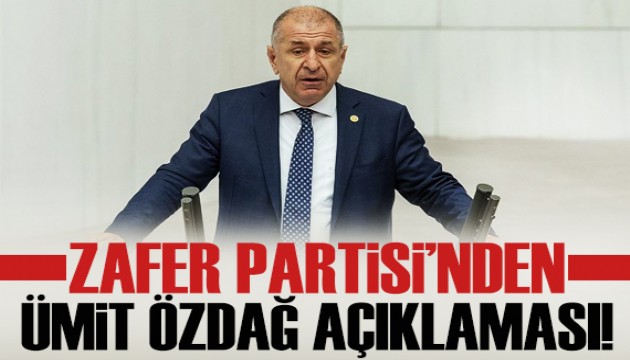 Zafer Partisi'nden Ümit Özdağ açıklaması