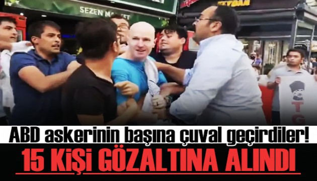 İzmir'de ABD askerinin başına çuval geçirdiler; 15 kişi gözaltına alındı