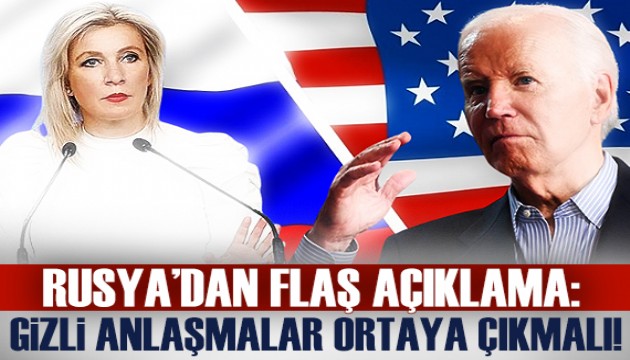 Rusya'dan Biden açıklaması! 'Gizli anlaşmalar ortaya çıkmalı'