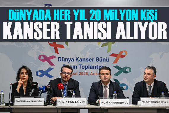 Dünyada her yıl 20 milyon kişi kanser tanısı alıyor