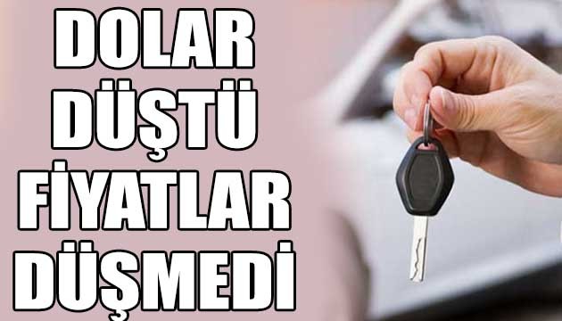 Dolar düştü fiyatlar düşmedi