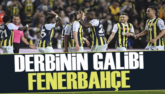 Derbinin galibi Fenerbahçe