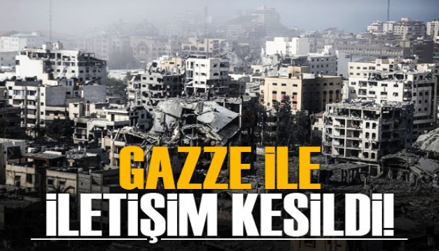 Gazze ile iletişim kesildi