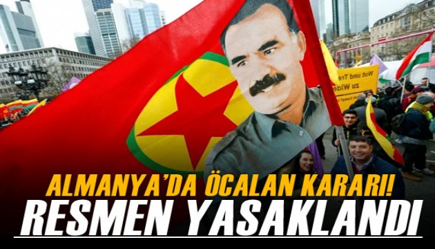 Almanya'da Öcalan'ın fotoğrafı yasaklandı