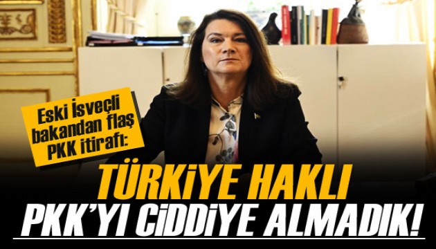 Eski İsveçli bakandan flaş PKK itirafı! 'Ciddiye almadık...'