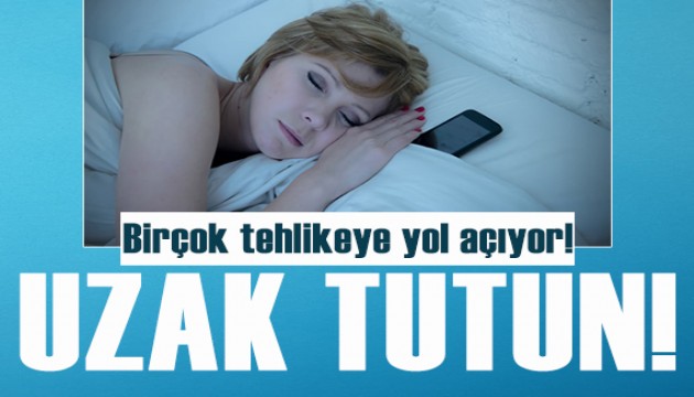 Telefonla uyuyanlar dikkat! Birçok tehlikeye yol açıyor