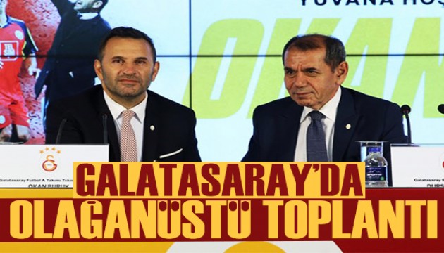 Galatasaray'da olağanüstü toplantı