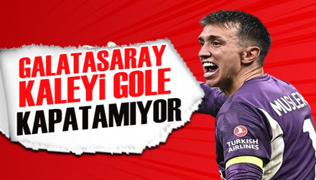 Galatasaray kalesini gole kapatamıyor