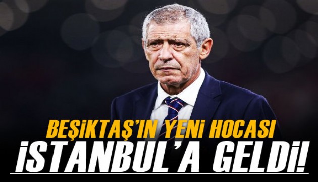 Beşiktaş'ın yeni teknik direktörü İstanbul'a geldi