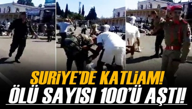 Suriye’de mezuniyet törenine düzenlenen saldırıda can kaybı 100’ü aştı