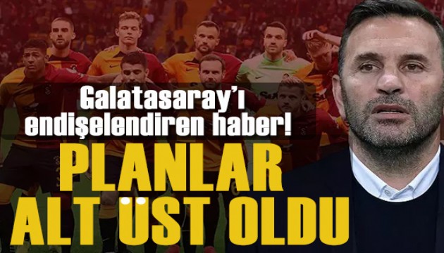 Galatasaray'ı endişelendiren transfer, Planlar alt üst oldu!