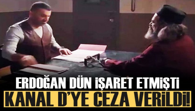 Erdoğan işaret etmişti! Kanal D'ye 'Arka Sokaklar' cezası