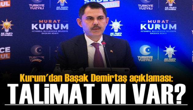 Murat Kurum'dan Başak Demirtaş açıklaması