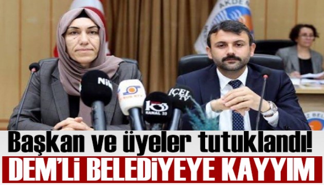 DEM'li belediyeye kayyım: Başkan ve üyeler tutuklandı