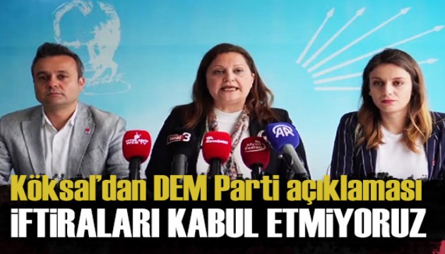 Burcu Köksal'dan DEM açıklaması