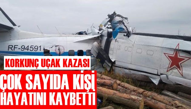 Rusya'da uçak düştü!