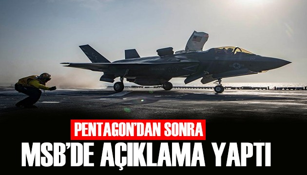 Türkiye'den F-35 açıklaması