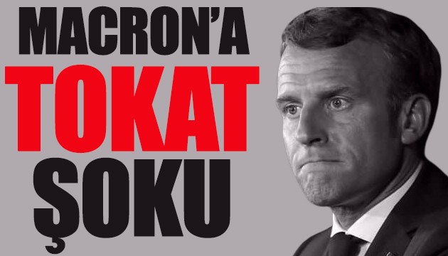 Macron'a tokat şoku