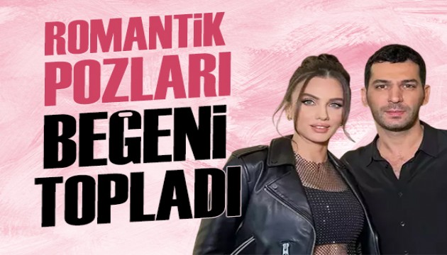 Romantik pozları beğeni topladı