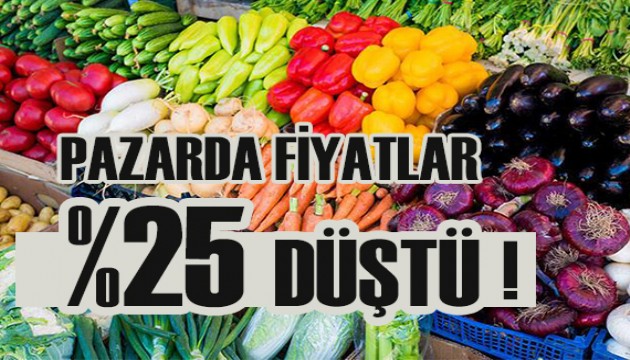 Bazı bölgelerdeki pazarlarda düşüş başladı