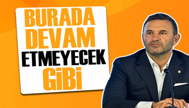 Okan Buruk açıkladı: Burada devam etmeyecek gibi...