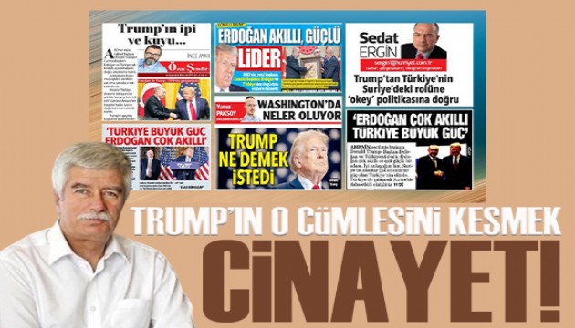 Faruk Bildirici yazdı: Trump’ın o cümlesini kesmek cinayet