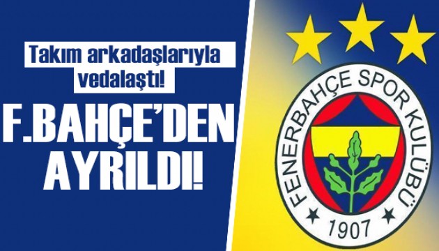 Fenerbahçe'den bir ayrılık daha!