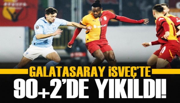 Galatasaray, 3 puanı 90+2'de kaçırdı!