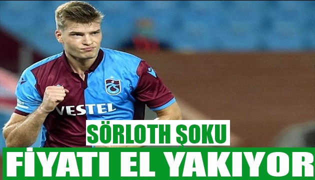 Trabzonspor'da Sörloth şoku