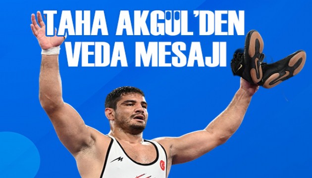 Taha Akgül’den veda mesajı