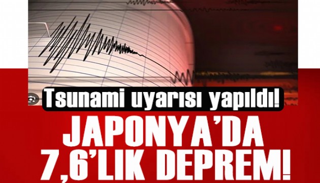 Japonya'da peş peşe deprem!