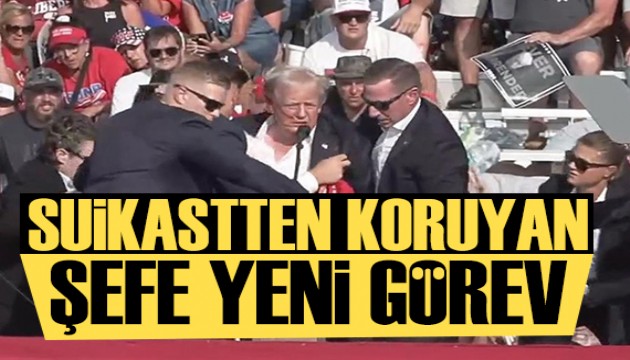 Trump'ı koruyan şefe yeni görev