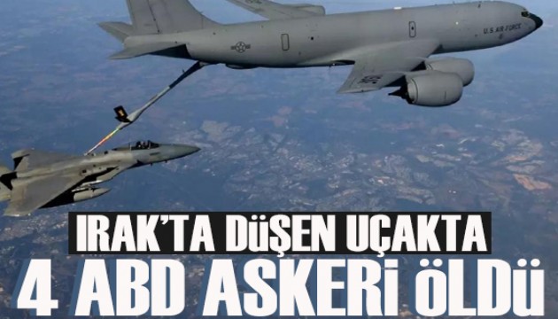 Irak’ta düşen uçakta 4 ABD askeri hayatını kaybetti