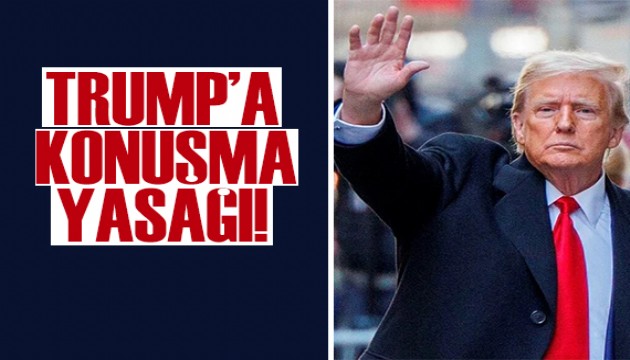 Trump'a konuşma yasağı!