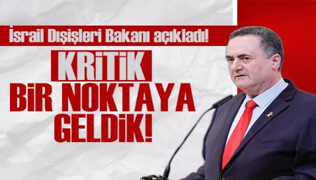 İsrailli Bakan: Müzakerelerde kritik bir noktaya geldik!