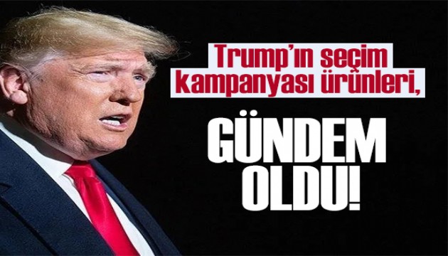 Trump’ın kampanyası için satışa koyduğu ürünler gündem oldu!