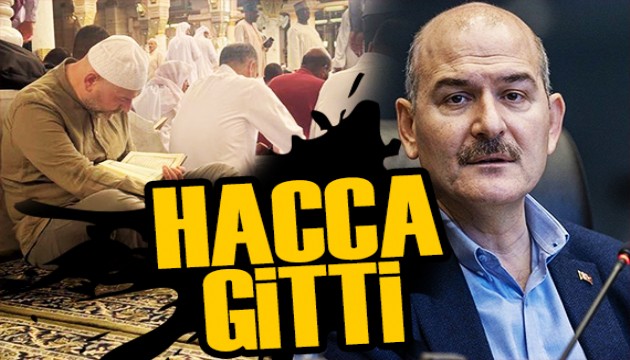 Süleyman Soylu Hac vazifesini yerine getirdi