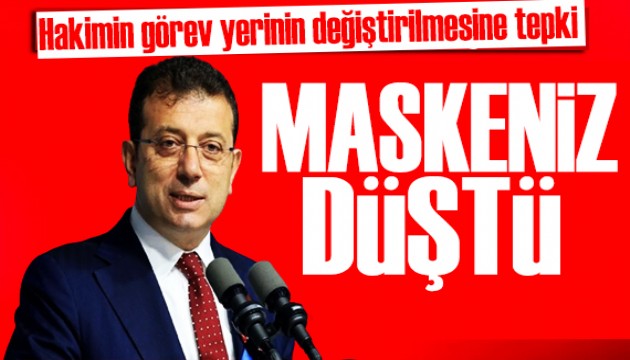 İmamoğlu'ndan tepki: Maskeniz çoktan düştü!