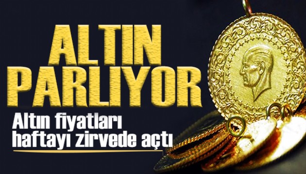 Altın haftaya güçlü başladı! Gram altın ne kadar oldu?