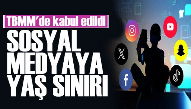 TBMM'den geçti: Sosyal medyaya 15 yaş sınırı