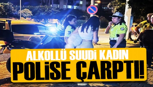 Alkollü kadın sürücü polise çarptı! Anksiyete bahanesine ceza kesildi