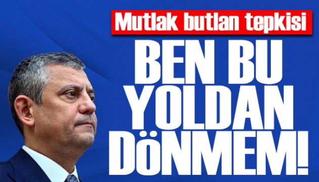 Özgür Özel'den net mesaj: Ben bu yoldan dönmem!
