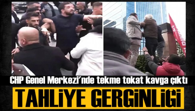 CHP Genel Merkezinde tahliye gerginliği