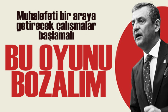 Özgür Özel Ankara'dan seslendi: Bu oyunu bozalım!