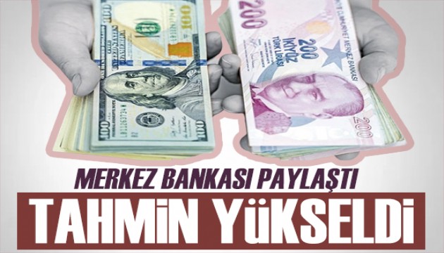 Merkez Bankası açıkladı: Yıl sonu enflasyon beklentisi değişti
