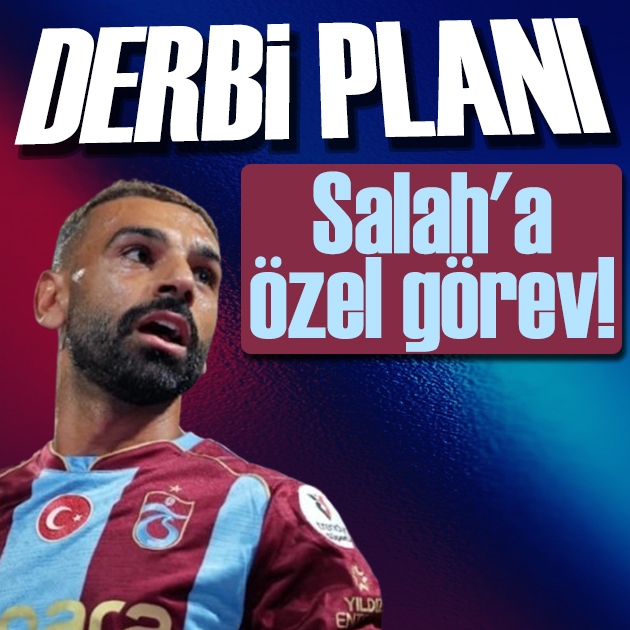 Trabzonspor'da derbi planı hazır: Salah'a özel görev!