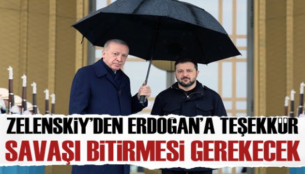 Zelenskiy: Savaşı bitirmesi gerecek